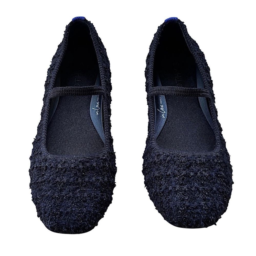 Rothy's Black Textured Mary Jane